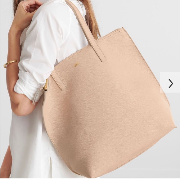 Mark & Graham Blush Daily Tote GENUINE LEATHER in AMAZING shape!! - Picture 1 of 11